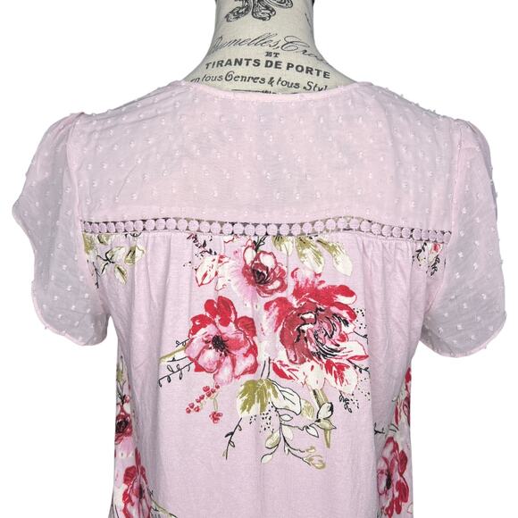 Daniel Rainn (PXS) Jarra Flutter Sleeve Tassel Knit Top Stitch Fix Sheer Detail - Picture 6 of 11